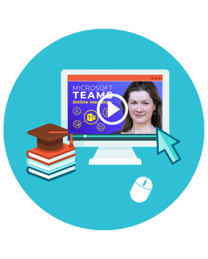 Microsoft Teams aplikace se dvěma online schůzkami