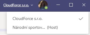 Přístupy hosta v MS Teams