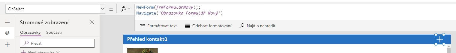 Nový formulář pro vyplnění a sdílení dat