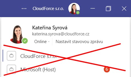 Přepínání mezi prostředími a správa odpadů