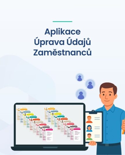 Aplikace Úprava údajů zaměstnanců