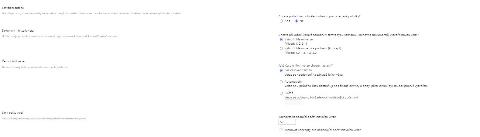 sharepoint_verze