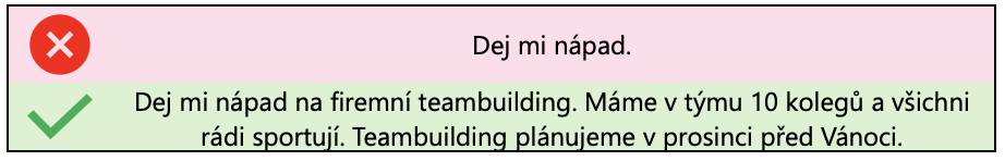 Prompty konverzujte