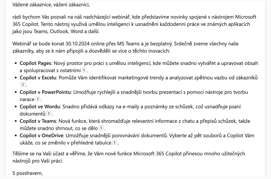 Výsledek výzvy